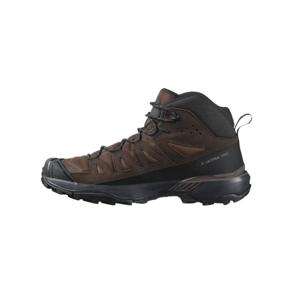 Salomon Men's X Ultra 360 Leather Mid Gore Tex Hiking Boots - Dark Earth / Delicioso / Castlerock - Lenny's Shoe & Apparel