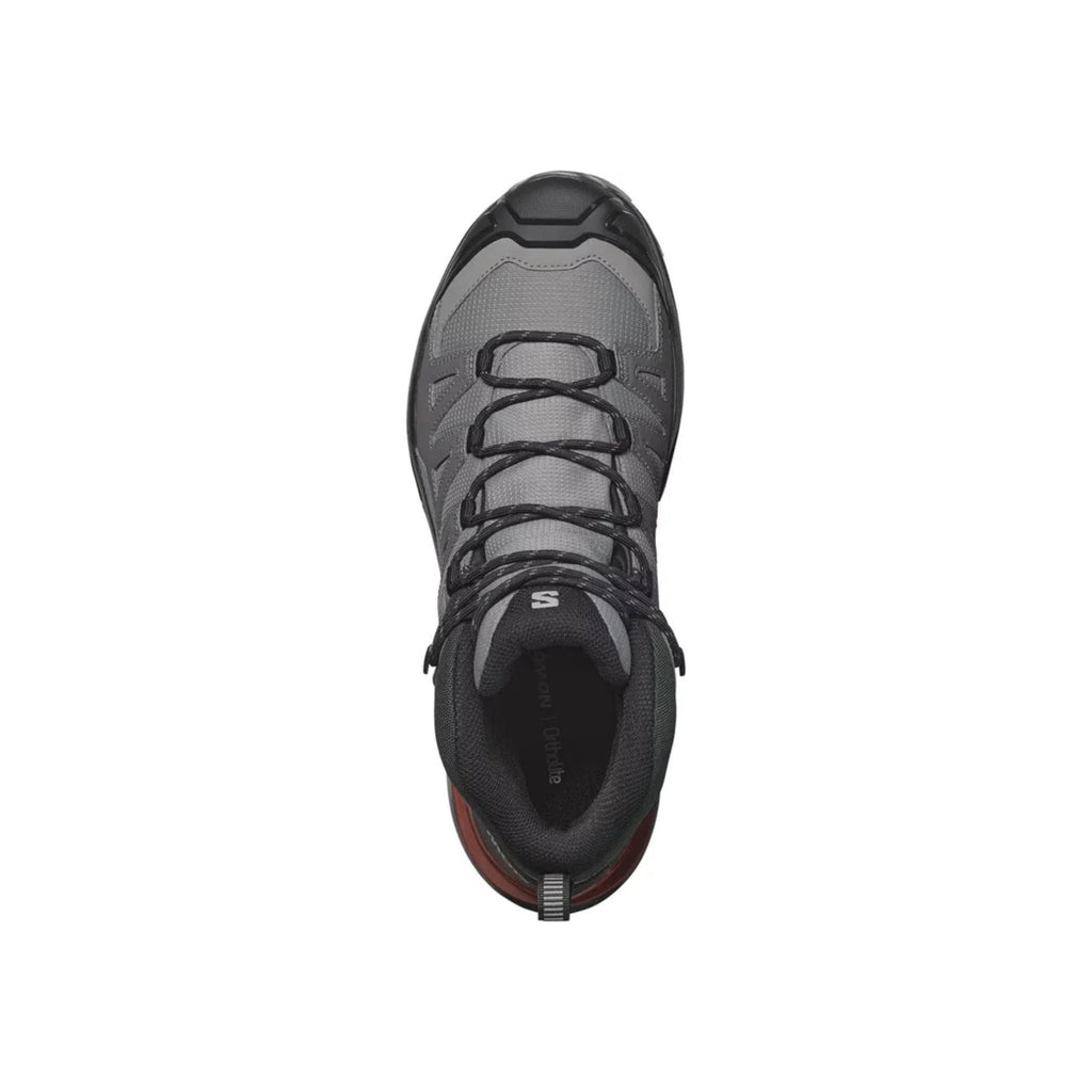 Salomon Men's X Ultra 360 Mid Climasalomon Waterproof Hiking Boots - Pewter/Black - Lenny's Shoe & Apparel