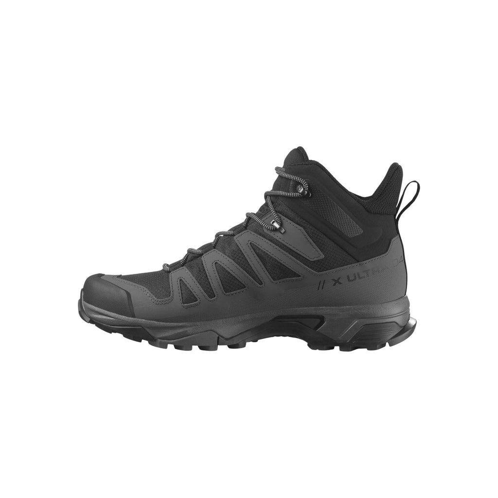 Salomon Men's X Ultra 4 Mid Gore Tex Hiking Boots - Black/Magnet/Pearl Blue - Lenny's Shoe & Apparel