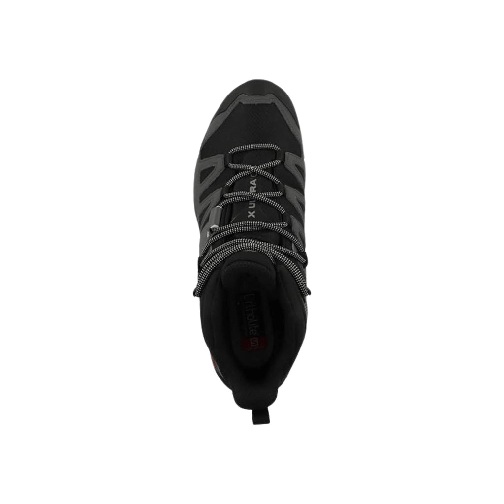 Salomon Men's X Ultra 4 Mid Gore Tex Hiking Boots - Black/Magnet/Pearl Blue - Lenny's Shoe & Apparel