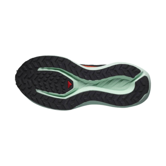 Salomon Women's DRX Defy Gravel Road Running Shoes - Black/Cherry Tomato/ Bay - Lenny's Shoe & Apparel