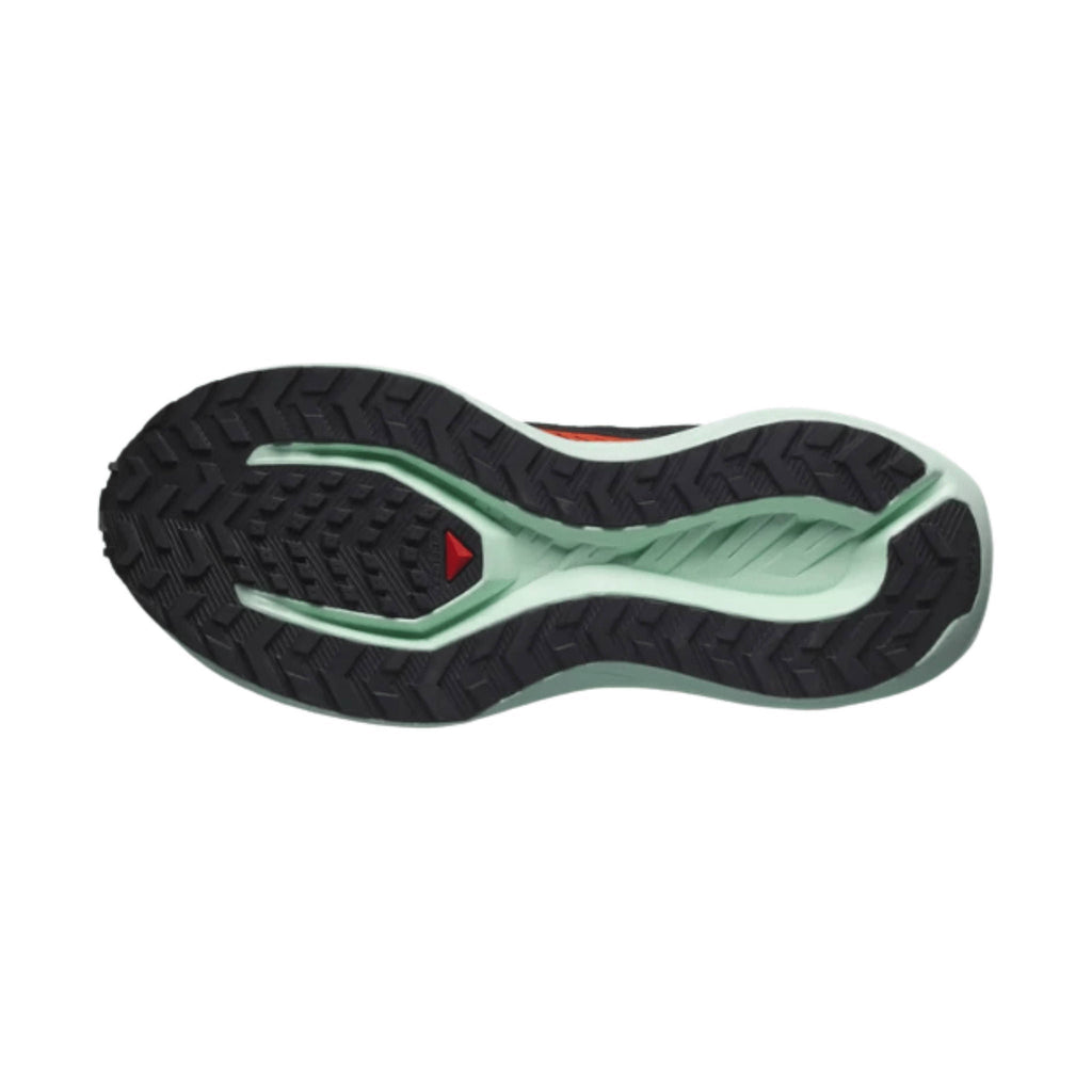 Salomon Women's DRX Defy Gravel Road Running Shoes - Black/Cherry Tomato/ Bay - Lenny's Shoe & Apparel
