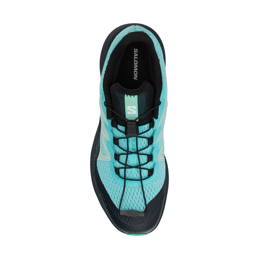 Salomon Women's Pulsar Trail Running Shoes - Blue Radiance/Carbon/Yucca - Lenny's Shoe & Apparel