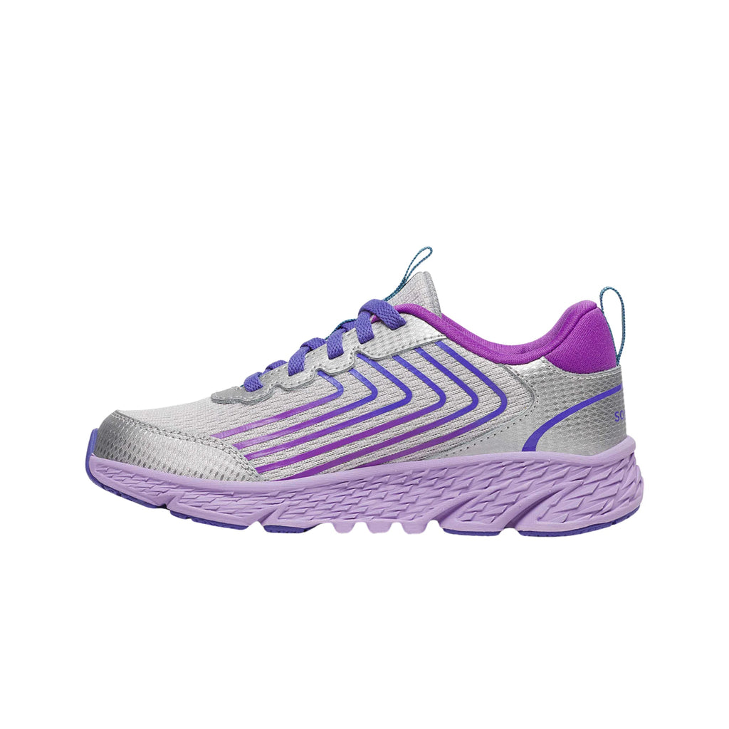 Saucony Big Kids' Wind 3.0 Lace Shoes - Silver/Purple - Lenny's Shoe & Apparel