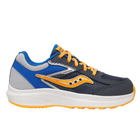 Saucony Kids' Cohesion KDZ Shoes - Navy/Peel/Blue - Lenny's Shoe & Apparel