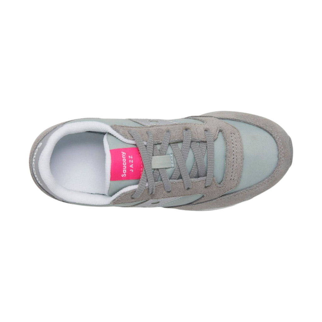 Saucony Kids' Jazz Original Shoes - Grey/Pink FINAL SALE - Lenny's Shoe & Apparel