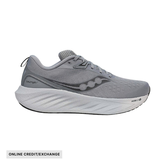 Saucony Men's Triumph 22 Running Shoes - Flint/Black - ONLINE CREDIT/EXCHANGE - Lenny's Shoe & Apparel