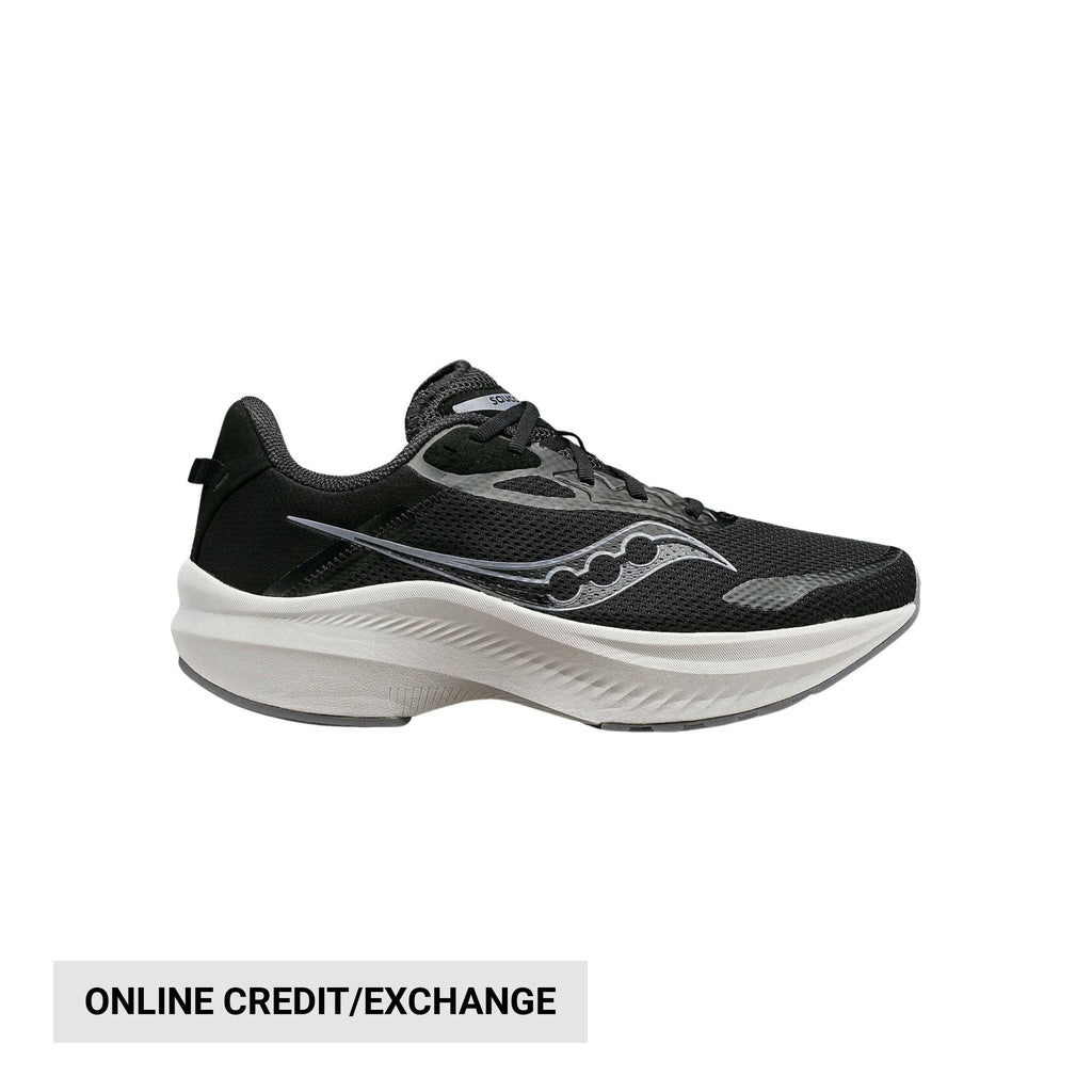 Saucony Men's Axon 3 Running Shoes - Black/Grey - Lenny's Shoe & Apparel