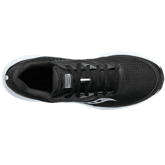 Saucony Men's Cohesion 16 Road Running Shoes - Black/White - Lenny's Shoe & Apparel
