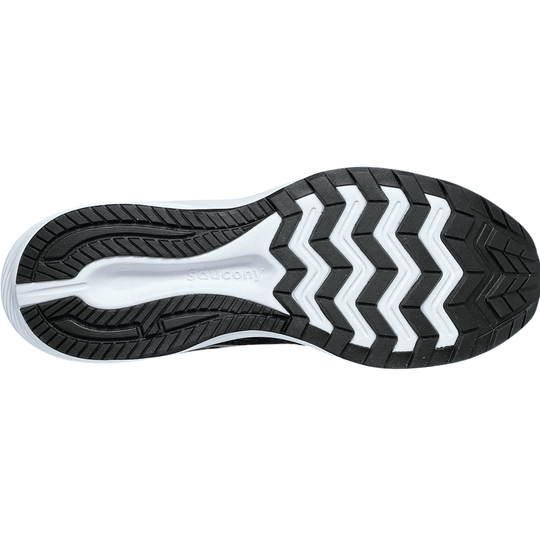 Saucony Men's Cohesion 16 Road Running Shoes - Black/White - Lenny's Shoe & Apparel