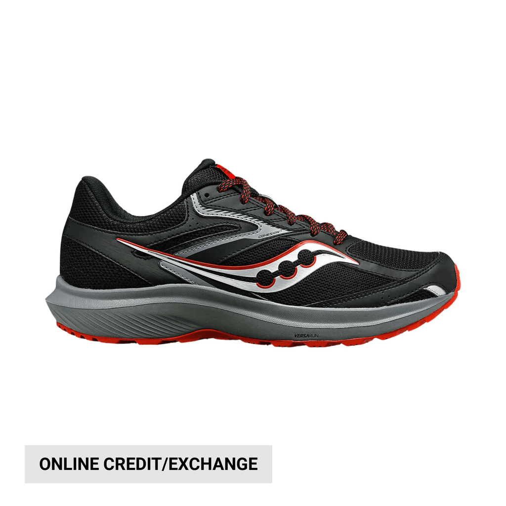 Saucony Men's Cohesion TR 17 Shoes - Black/Lava - Lenny's Shoe & Apparel