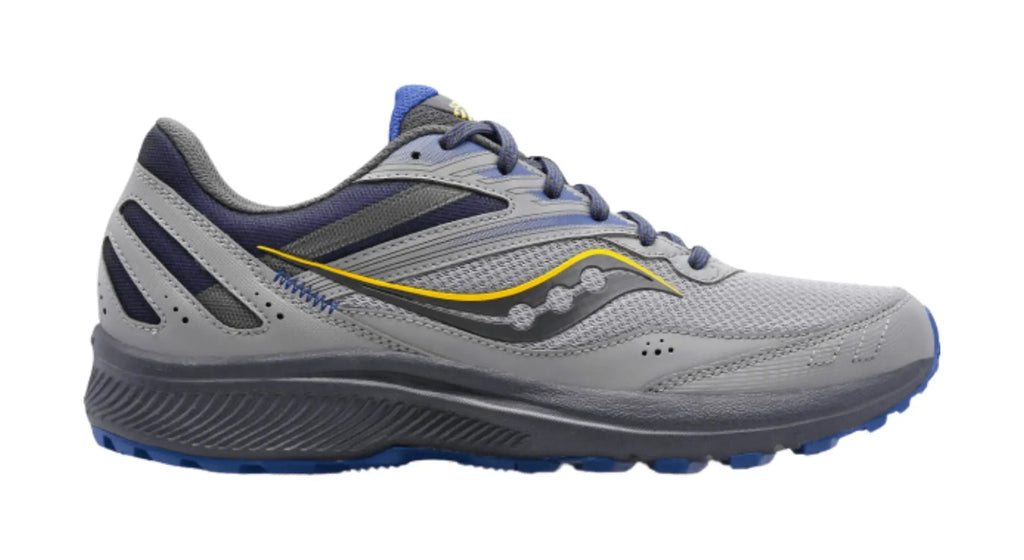 Saucony Men's Cohesion TR15 Trail Running Shoes - Alloy/Sapphire - Lenny's Shoe & Apparel