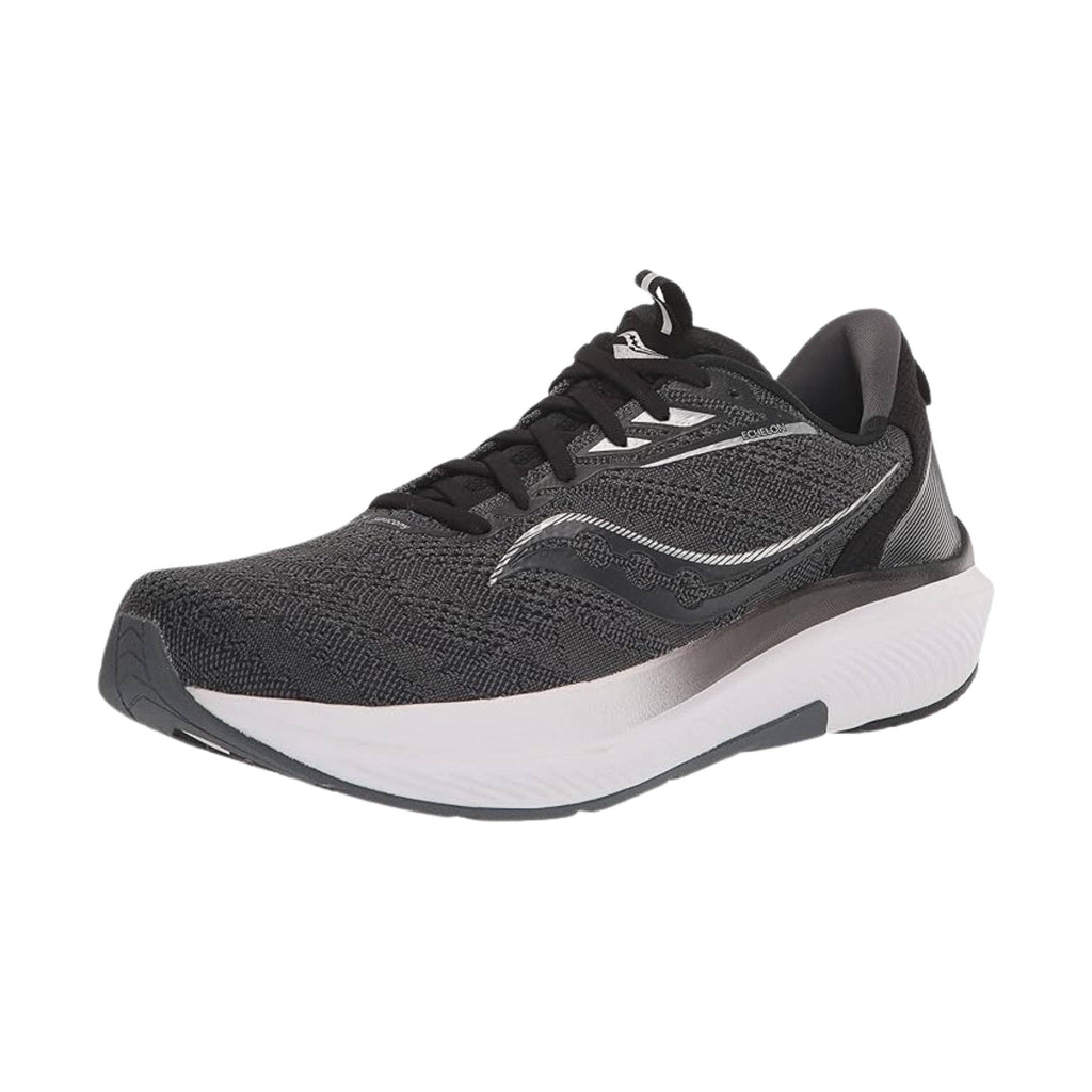 Saucony Men's Echelon 9 Running Shoes - Black/White - Lenny's Shoe & Apparel