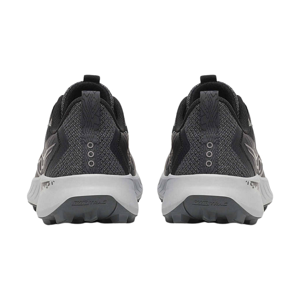 Saucony Men's Peregrine 15 Trail Shoes - Black/Shadow - Lenny's Shoe & Apparel