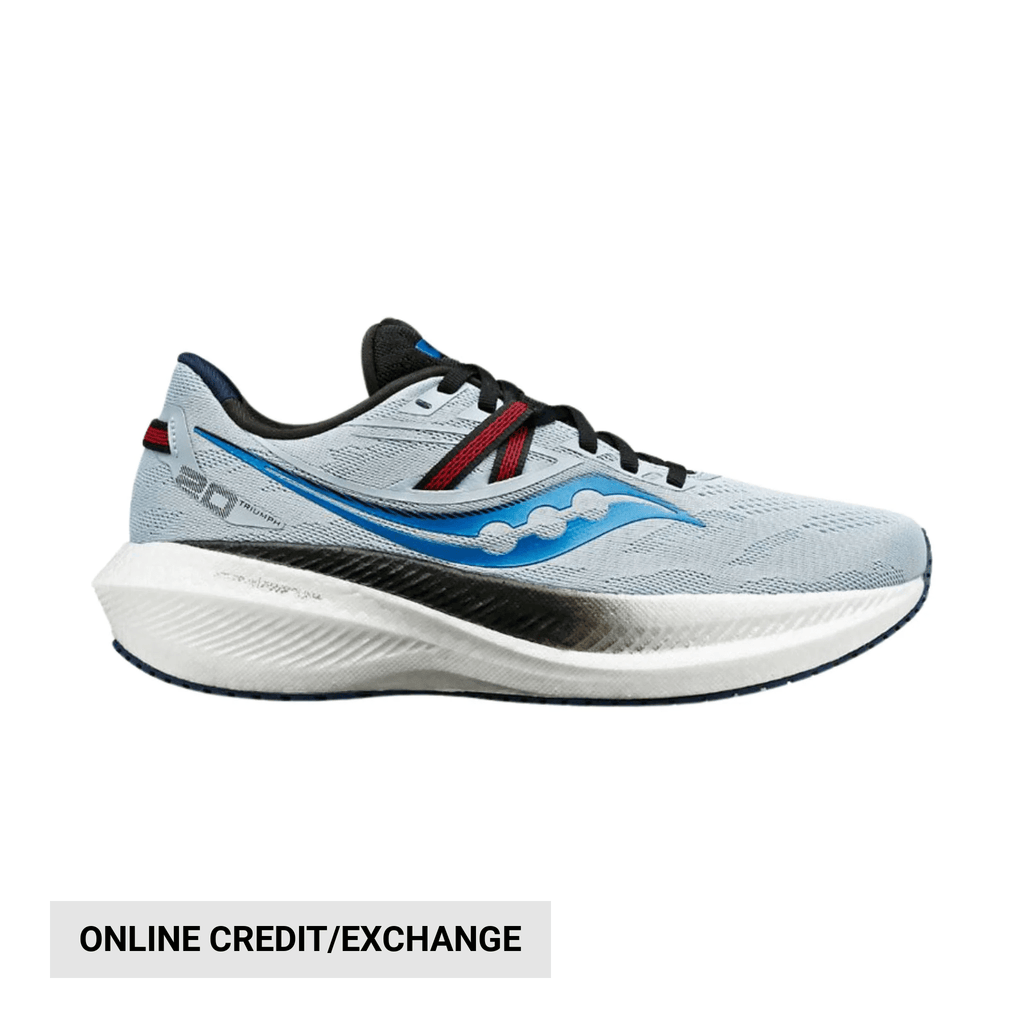 Saucony Men's Triumph 20 Running Shoes - Vapor/Black - Lenny's Shoe & Apparel