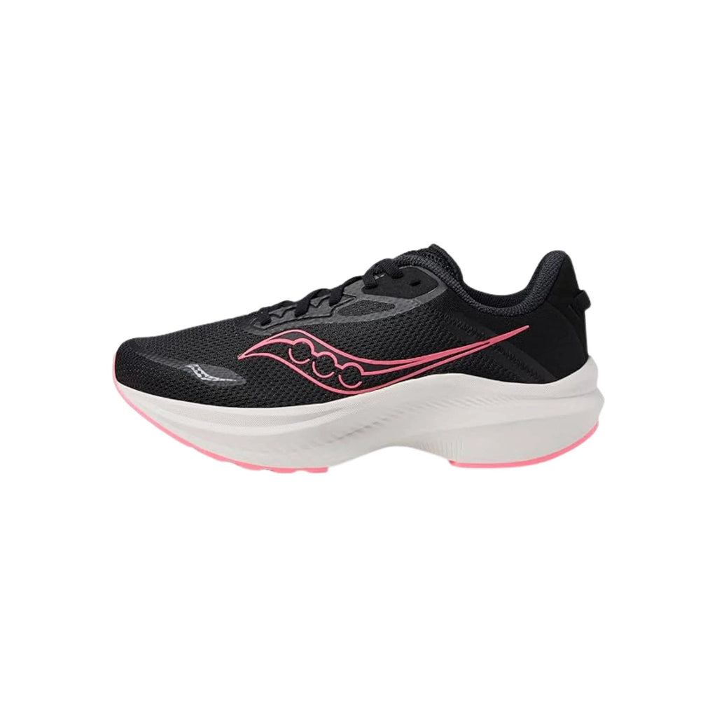Saucony Women's Axon 3 Running Shoes - Black/Vizi Pink - Lenny's Shoe & Apparel