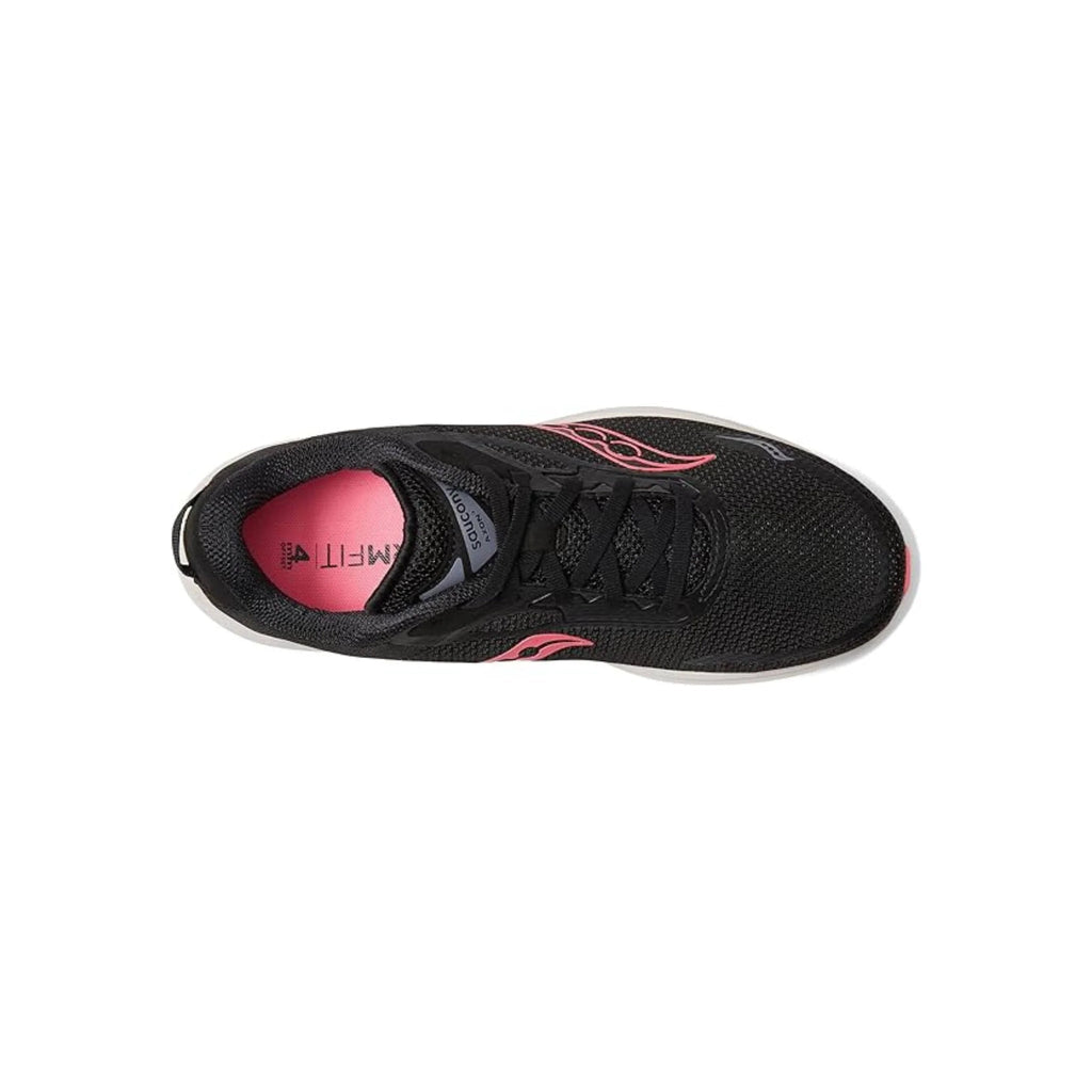 Saucony Women's Axon 3 Running Shoes - Black/Vizi Pink - Lenny's Shoe & Apparel