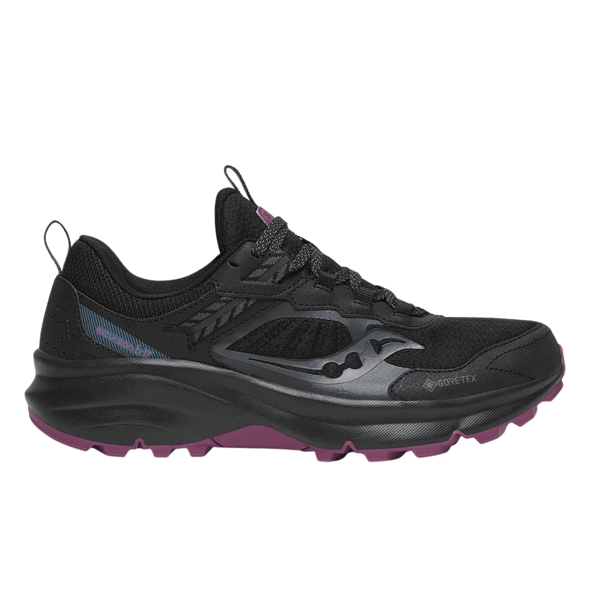 Saucony Women's Excursion TR17 GTX Shoes - Black/Plum – Lenny's