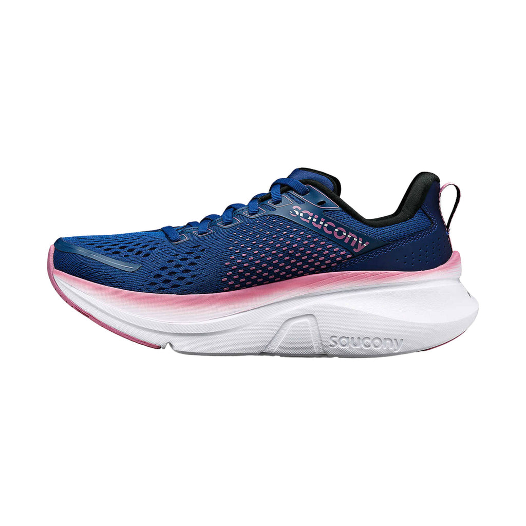 Saucony Women's Guide 17 Running Shoes - Navy/Orchid - Lenny's Shoe & Apparel