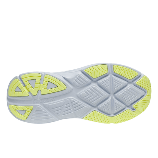 Saucony Women's Guide 18 Running Shoes - White/ Ice Melt - Lenny's Shoe & Apparel