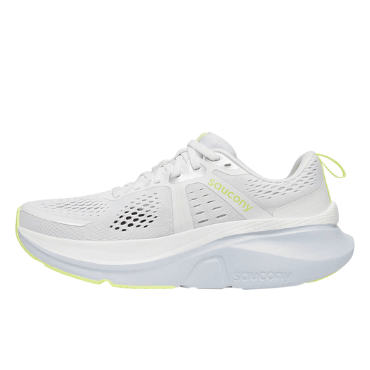 Saucony Women's Guide 18 Running Shoes - White/ Ice Melt - Lenny's Shoe & Apparel