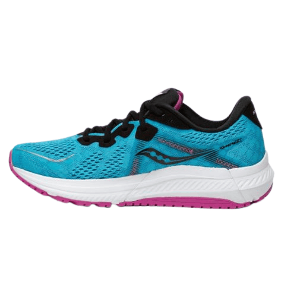 Saucony Women's Omni 20 Running Shoes - Blue Blaze/Razzle - Lenny's Shoe & Apparel