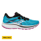 Saucony Women's Omni 20 Running Shoes - Blue Blaze/Razzle - Lenny's Shoe & Apparel