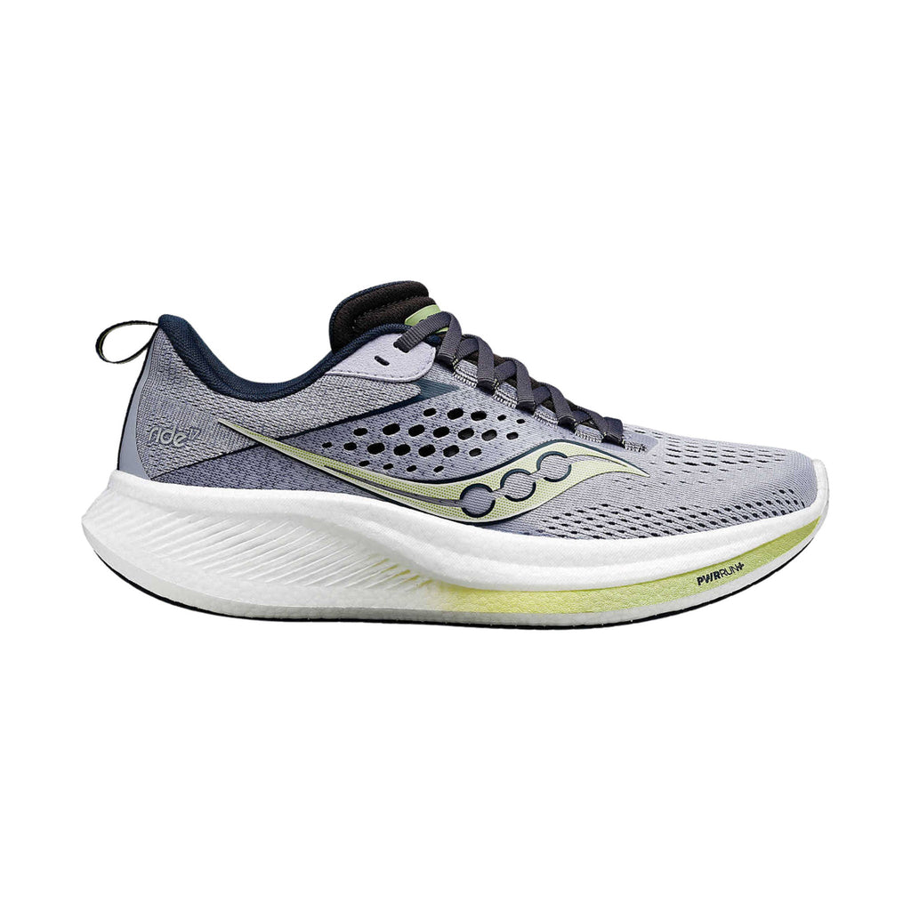 Saucony Women's Ride 17 Running Shoes - Iris/Navy - Lenny's Shoe & Apparel