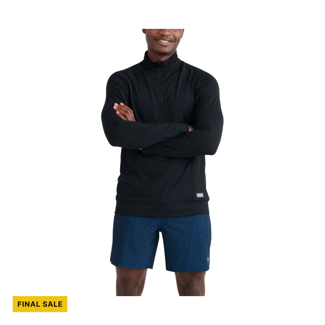 SAXX Men's Multi Sport 2N1 7 Inch Shorts - Ikat Check Navy - FINAL SALE - Lenny's Shoe & Apparel