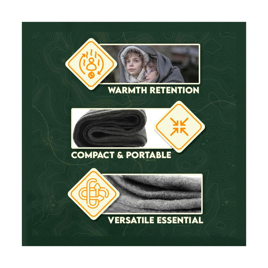 SE Wool Blanket - Grey - Lenny's Shoe & Apparel