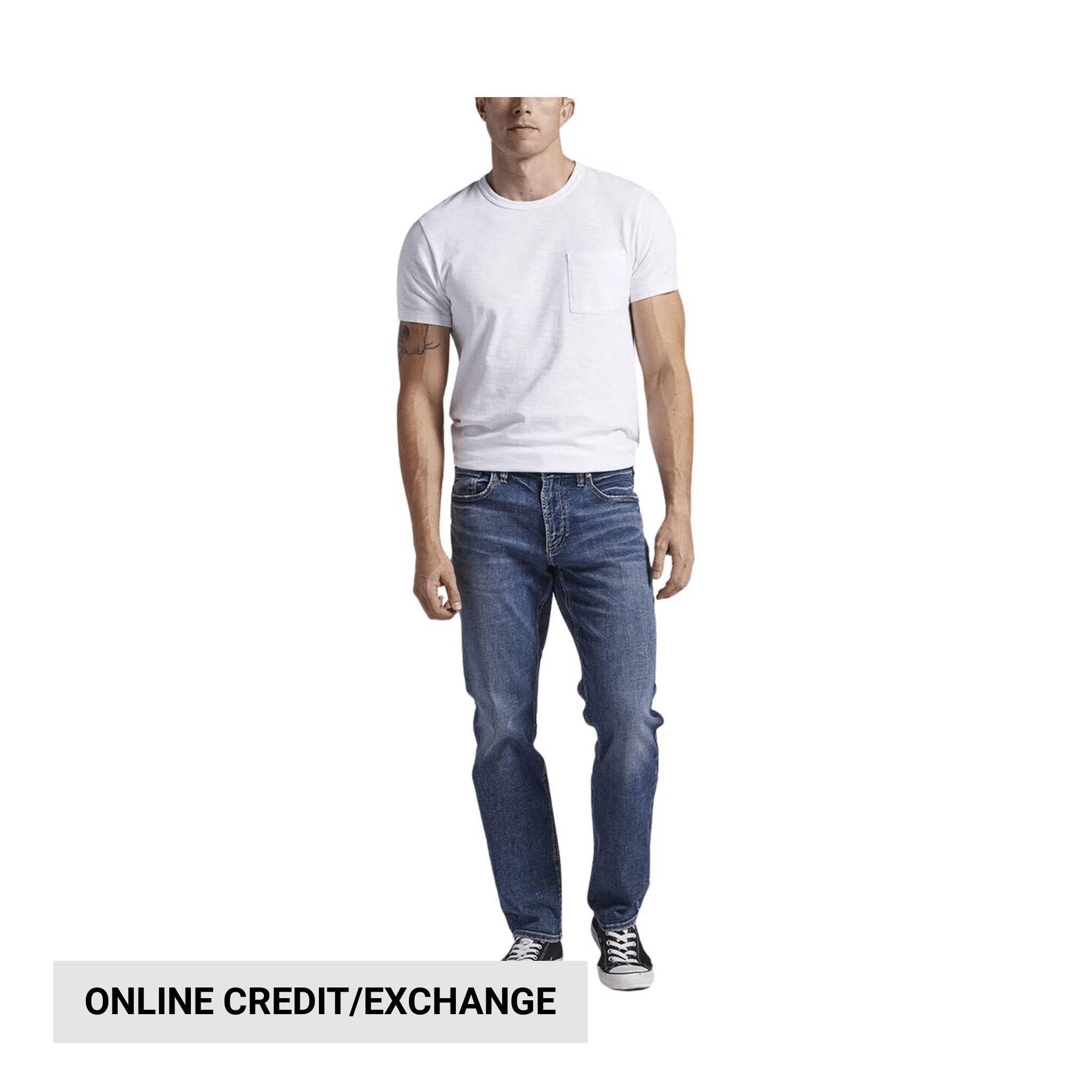 Silver Jeans Co. Men's Eddie Athletic Jean - Indigo – Lenny's Shoe