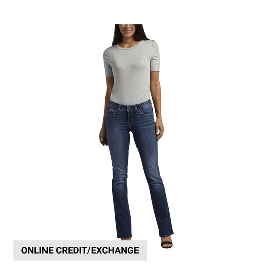 Silver Jeans Women's Suki Mid Rise Slim Bootcut Jeans - Indigo - Lenny's Shoe & Apparel