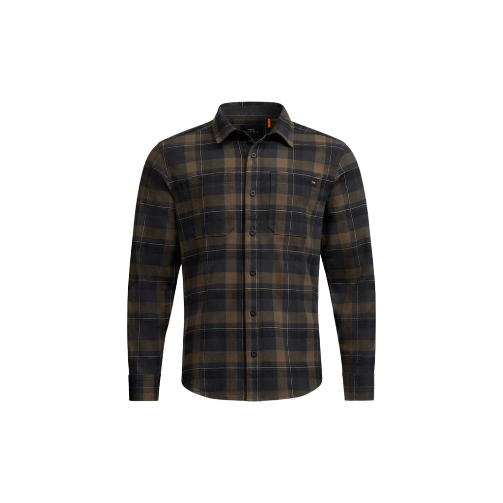 Sitka Men's Ashland Lightweight Flannel Shirt - Black Pyrite Fall Plaid - Lenny's Shoe & Apparel