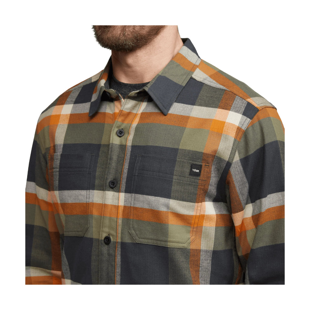 Sitka Men's Ashland Lightweight Flannel Shirt - Olive Green Fall Plaid - Lenny's Shoe & Apparel