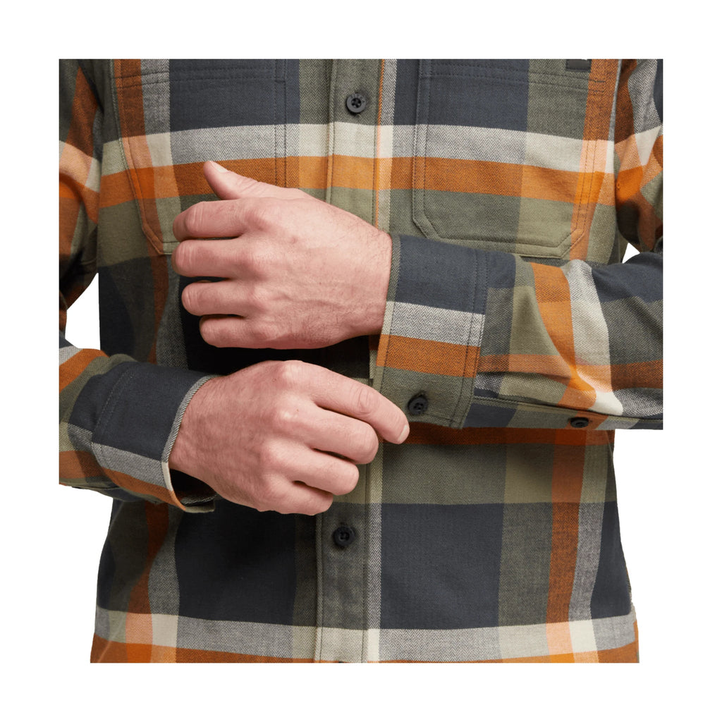 Sitka Men's Ashland Lightweight Flannel Shirt - Olive Green Fall Plaid - Lenny's Shoe & Apparel