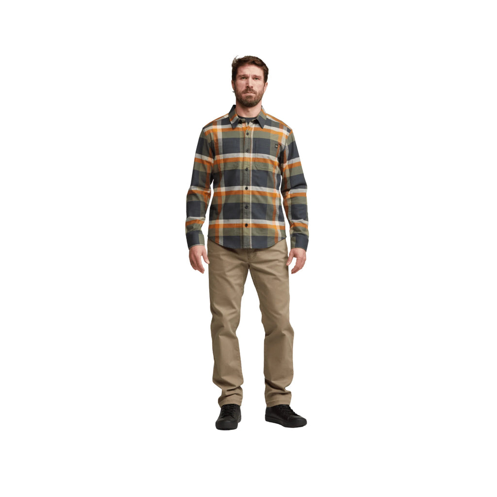 Sitka Men's Ashland Lightweight Flannel Shirt - Olive Green Fall Plaid - Lenny's Shoe & Apparel