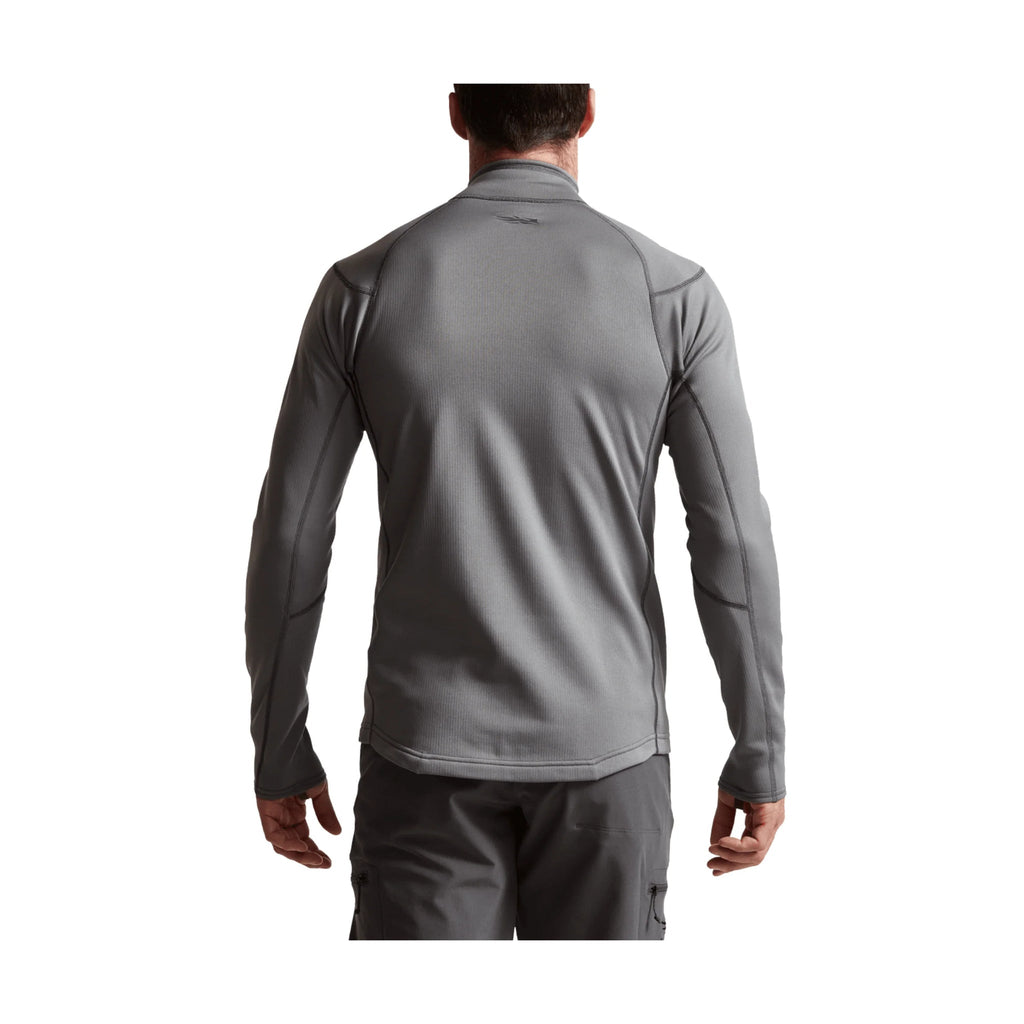 Sitka Men's Core Midweight Zip T - Woodsmoke - Lenny's Shoe & Apparel