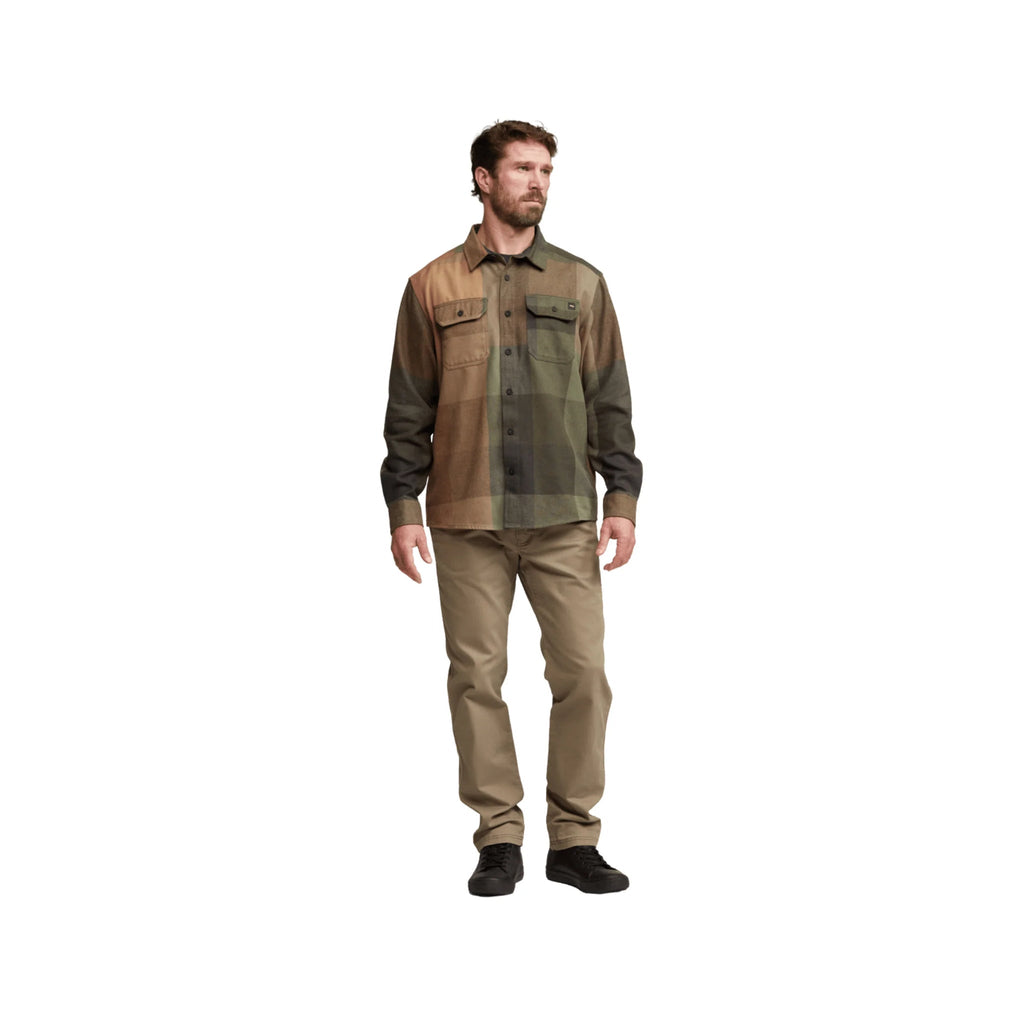 Sitka Men's Hardwood Heavyweight Flannel Shirt - Olive Green Fall Plaid - Lenny's Shoe & Apparel