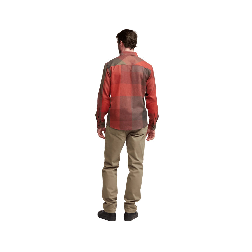 Sitka Men's Hardwood Heavyweight Flannel Shirt - Red Fall Plaid - Lenny's Shoe & Apparel