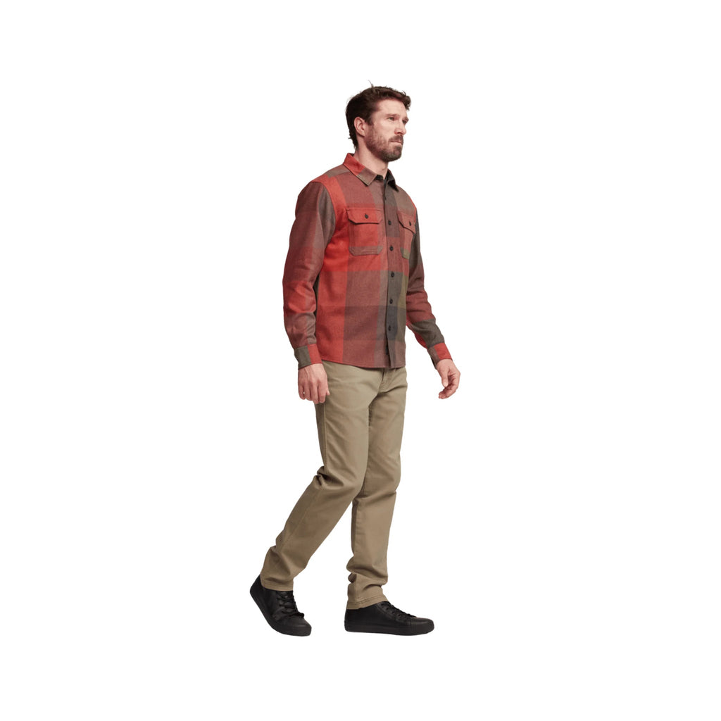 Sitka Men's Hardwood Heavyweight Flannel Shirt - Red Fall Plaid - Lenny's Shoe & Apparel