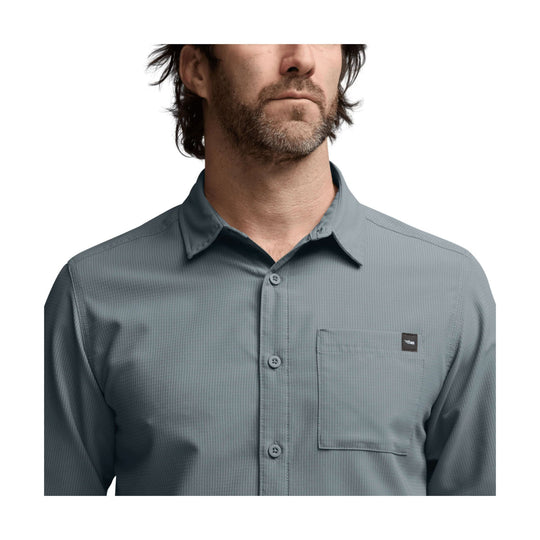 Sitka Men's Mojave Long Sleeve Shirt - Bluestone - Lenny's Shoe & Apparel