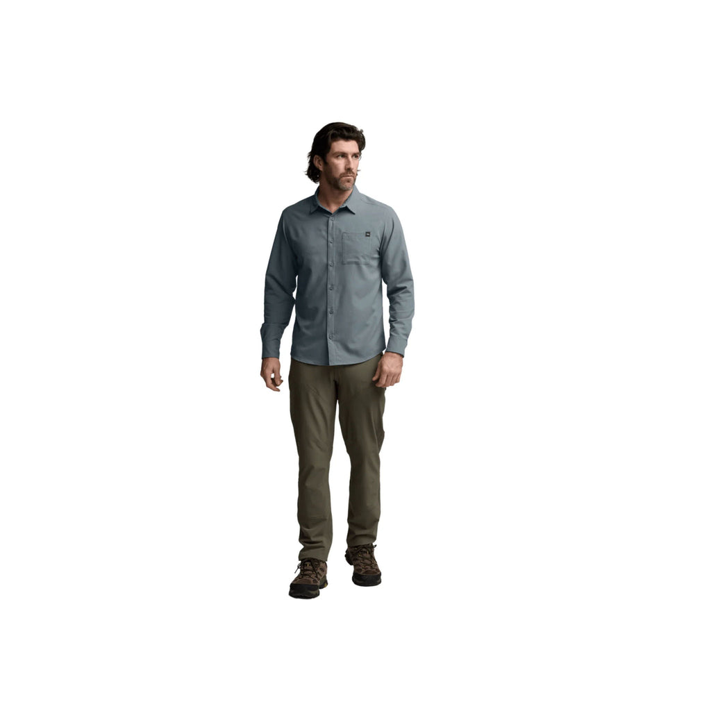 Sitka Men's Mojave Long Sleeve Shirt - Bluestone - Lenny's Shoe & Apparel