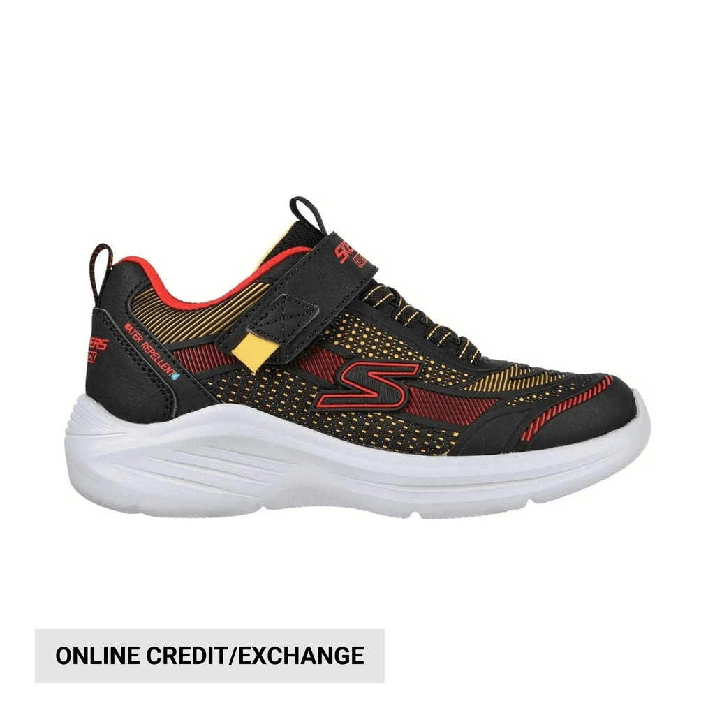 Skechers Kids' Hyper Blitz Hydro Tronix Shoe - Black/Red - Lenny's Shoe & Apparel