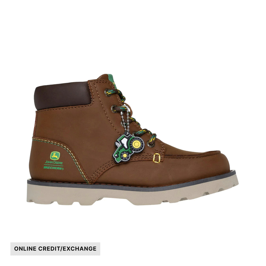 Skechers Kids' John Deere Bowland Rugged Trail Boots - Brown - ONLINE CREDIT/EXCHANGE - Lenny's Shoe & Apparel