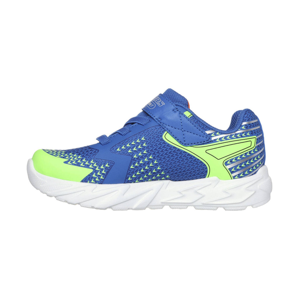 Skechers Kids' S Lights Flex Glow Bolt Shoes - Royal/Multi - Lenny's Shoe & Apparel