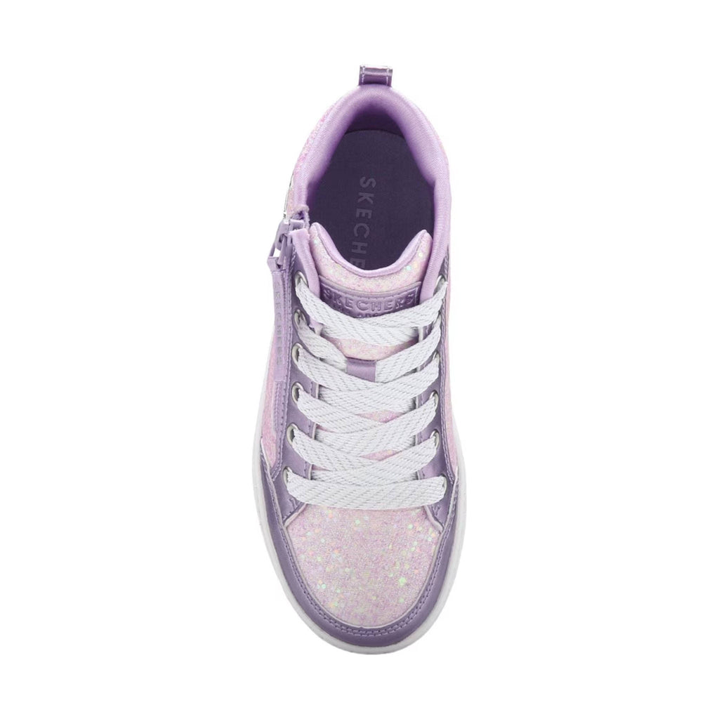 Skechers Kids' Shoutout Shoes - Glitter Queen Purple - Lenny's Shoe & Apparel