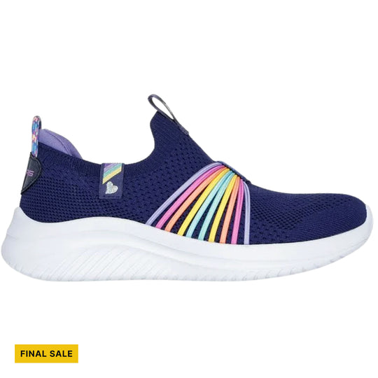 Skechers Kids' Ultra Flex 3.0 Shoes - Navy/Multi - FINAL SALE - Lenny's Shoe & Apparel