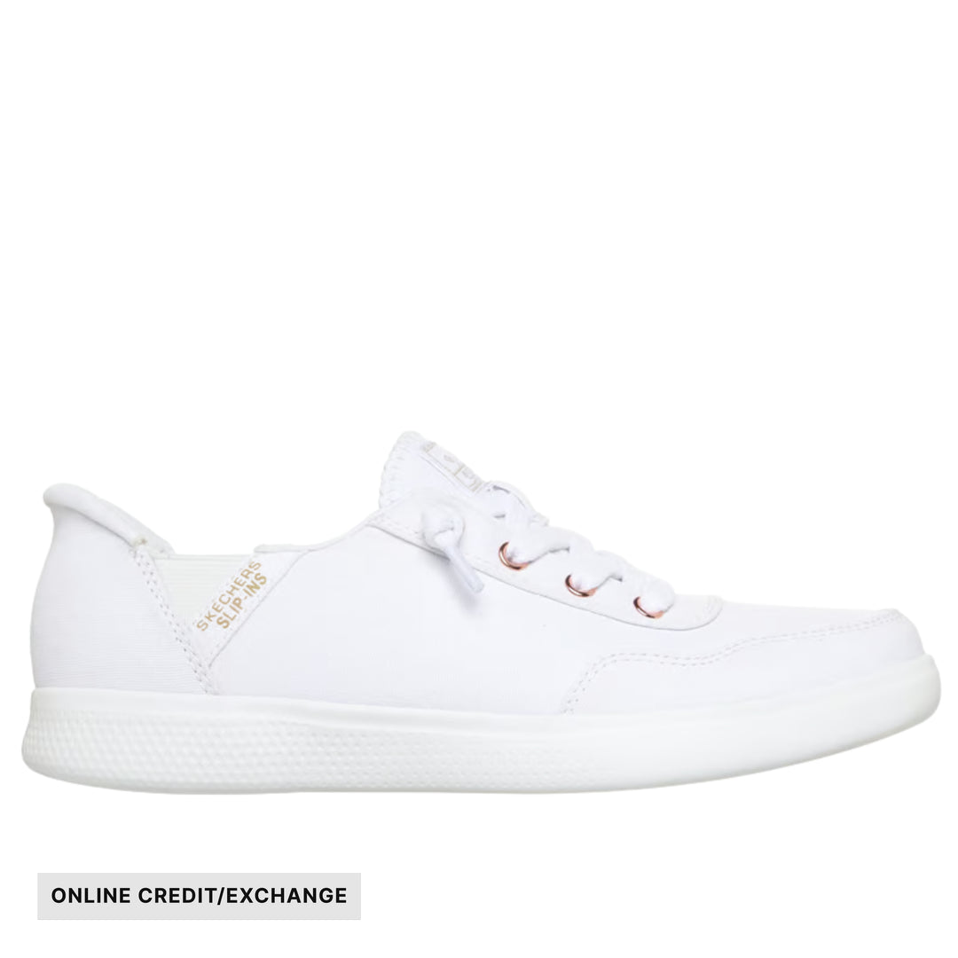 Skechers Women's Slip In Skip Cute Shoes - White - ONLINE CREDIT/EXCHANGE - Lenny's Shoe & Apparel