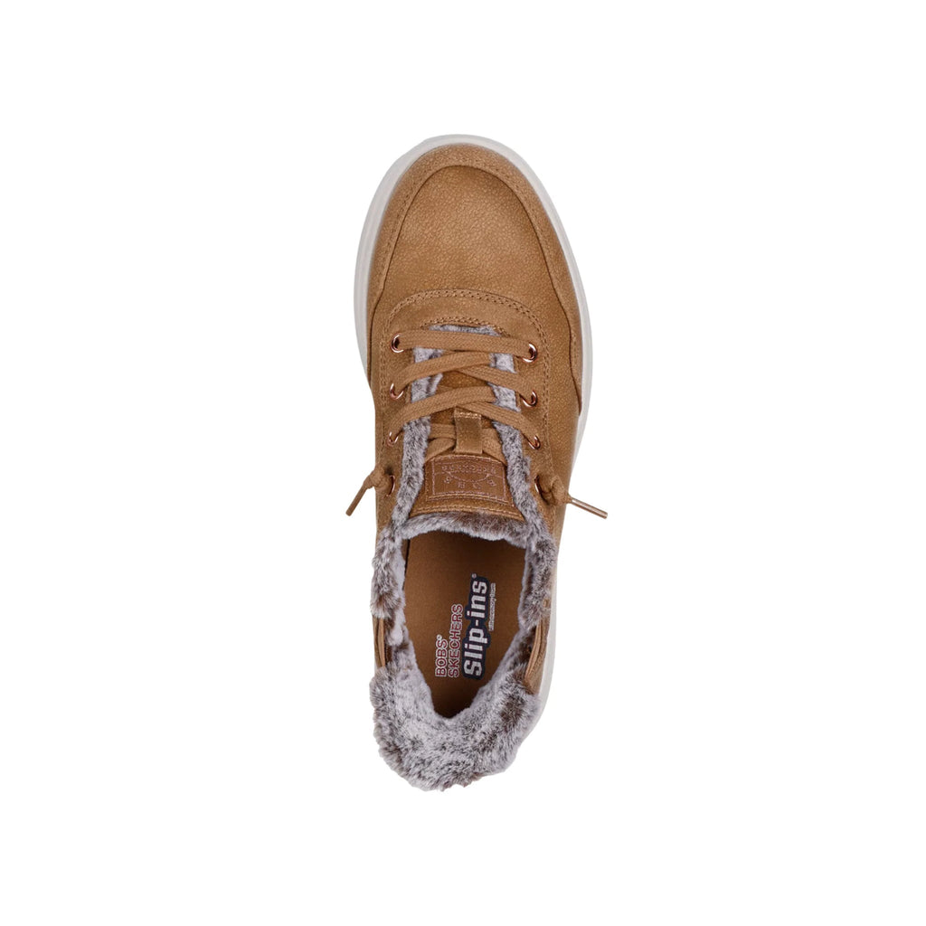Sketchers Women's Slip Ins Bobs Skip Cute Shoes - Chestnut - Lenny's Shoe & Apparel