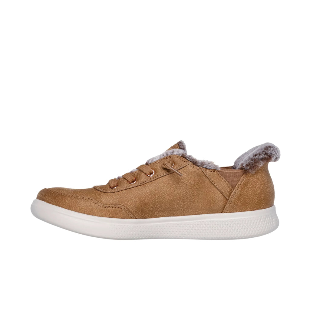 Sketchers Women's Slip Ins Bobs Skip Cute Shoes - Chestnut - Lenny's Shoe & Apparel